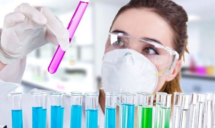 analysis of the presence of parasites in the body